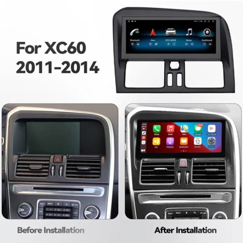 Штатная магнитола CarMedia JT-V8003 для Volvo XC-60 2011-2014 на Android 10.0