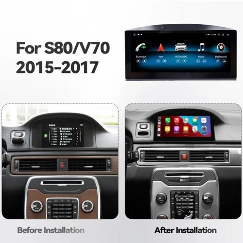 Штатная магнитола CarMedia JT-V8008 для Volvo S80 2015-2018 на Android 10.0