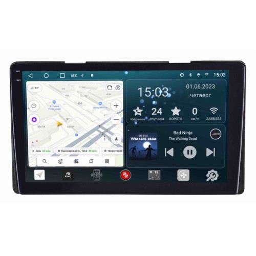 Штатная магнитола Redpower Slim 2K 71050 для Audi A4 2005-2008 на Android 10.0