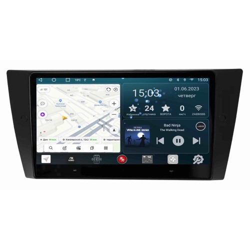 Штатная магнитола Redpower Slim 2K 71082 для BMW 3-серии 2005-2012 E90 на Android 10.0