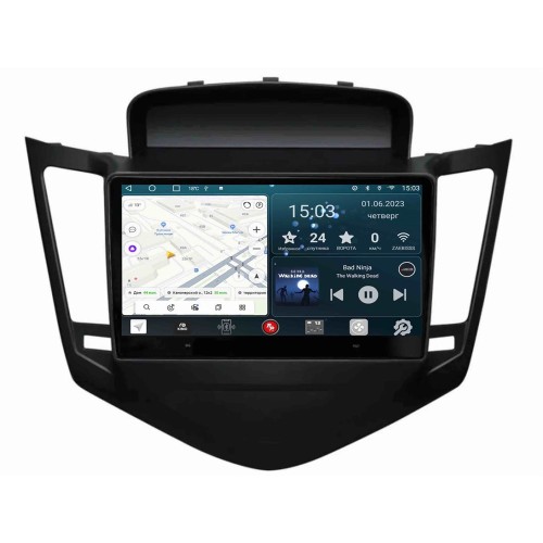 Штатная магнитола Redpower Slim 2K 71045B для Chevrolet Cruze I 2009-2012 на Android 10.0