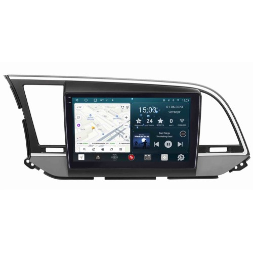 Штатная магнитола Redpower Slim 2K 71094 для Hyundai Elantra VI (AD) 2016-2019 на Android 10.0