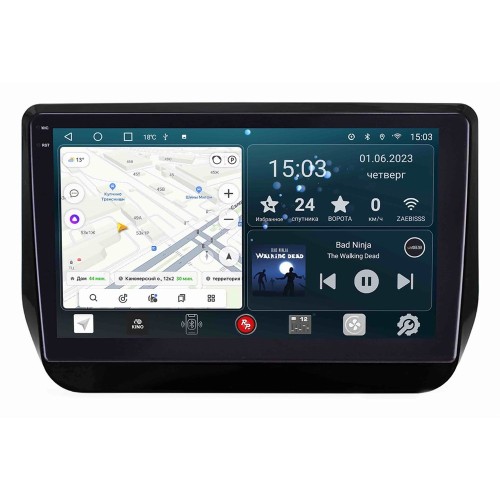 Штатная магнитола Redpower Slim 2K 71312 для Hyundai Starex I 2017-2021 на Android 10.0