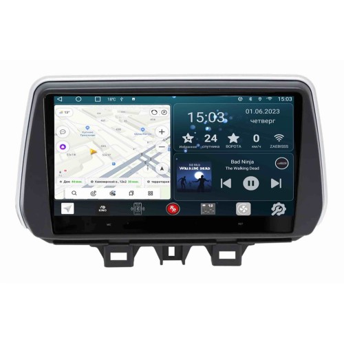 Штатная магнитола Redpower Slim 2K 71247 для Hyundai Tucson 2018+ на Android 10.0