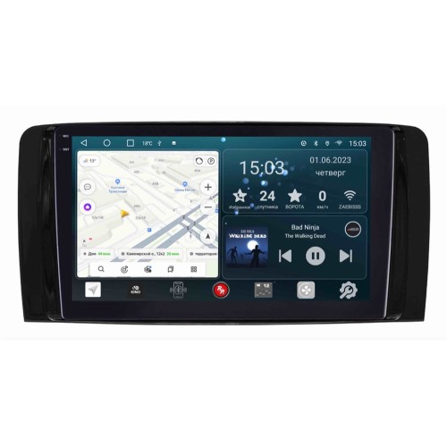 Штатная магнитола Redpower Slim 2K 71169 для Mercedes R-class на Android 10.0