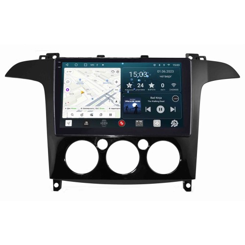 Штатная магнитола Redpower Slim 2K 71135G для Ford S-Max I (2006-2015) на Android 10.0