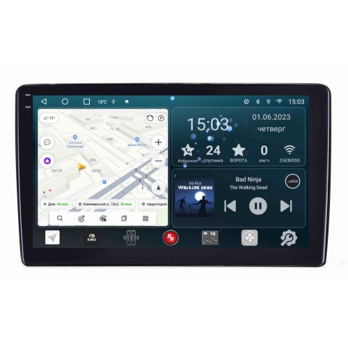 Штатная магнитола Redpower Slim 2K 71407B для Volkswagen Passat B5 2000-2005 черная на Android 10.0