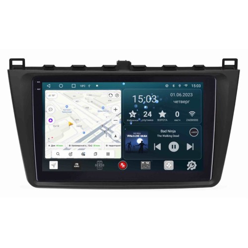 Штатная магнитола Redpower Slim 2K 71002 для Mazda 6 2007-2012 на Android 10.0