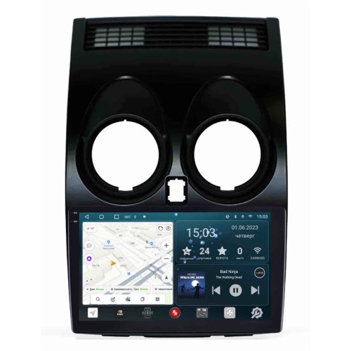 Штатная магнитола Redpower Slim 2K 71030 для Nissan Qashqai I 2007-2013 на Android 10.0