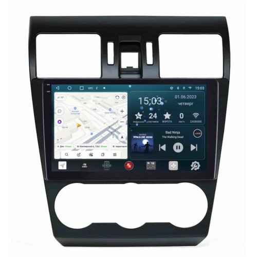Штатная магнитола Redpower Slim 2K 71362 для Subaru Forester IV 2012-2014, XV I 2011-2015 на Android 10.0