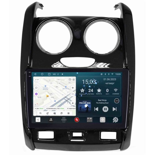 Штатная магнитола Redpower Slim 2K 71260 для Renault Duster 2015-2020 на Android 10.0