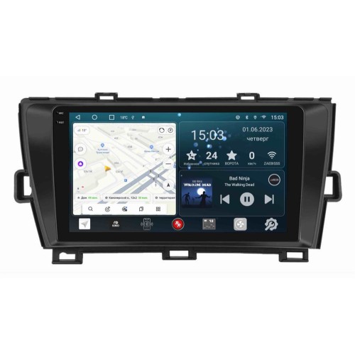 Штатная магнитола Redpower Slim 2K 71189 для Toyota Prius III (XW30) 2009-2015 на Android 10.0