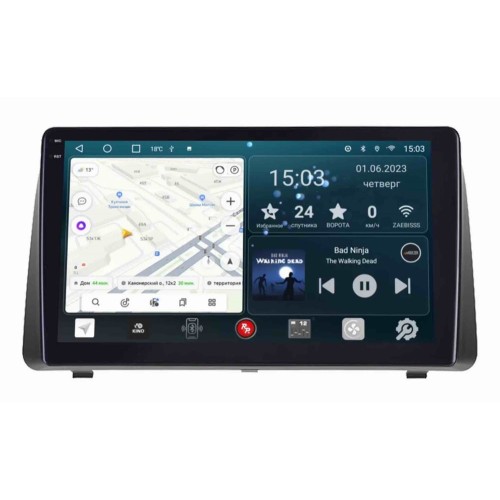 Штатная магнитола Redpower Slim 2K 71314 для Chrysler Grand Voyager 2011-2015 на Android 10.0