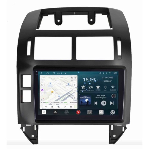 Штатная магнитола Redpower Slim 2K 71133 для Volkswagen Polo 4 2001-2009 на Android 10.0