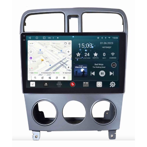 Штатная магнитола Redpower Slim 2K 71563 для Subaru Forester 2002-2008 на Android 10.0