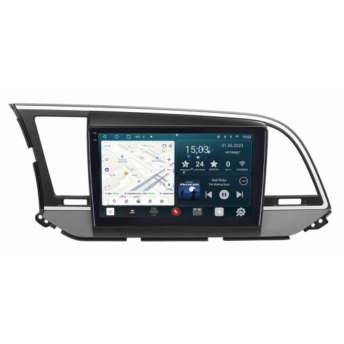 Штатная магнитола Redpower Slim 2K 71094B для Hyundai Elantra VI (AD) 2016-2019 на Android 10.0