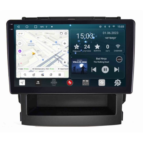 Штатная магнитола Redpower Slim 2K 71663 для Subaru Forester V 2018-2024 на Android 10.0
