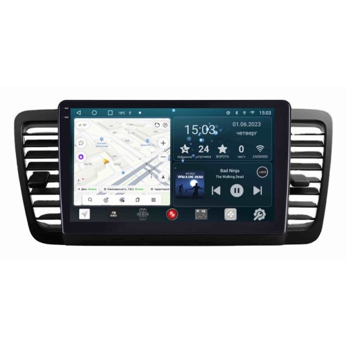 Штатная магнитола Redpower Slim 2K 71263 для Subaru Legacy IV, Outback III 2003-2009 на Android 10.0