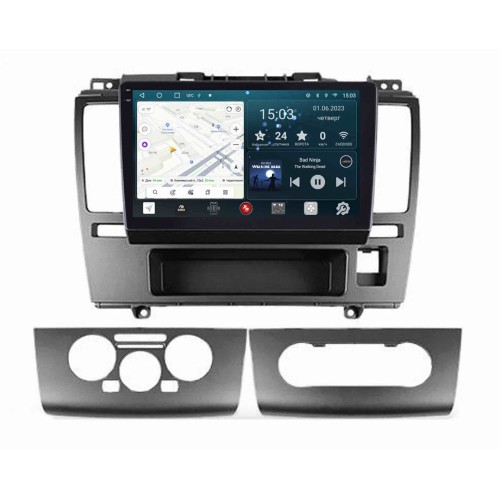 Штатная магнитола Redpower Slim 2K 71128 для Nissan Tiida I 2007-2010 на Android 10.0
