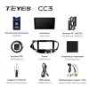 Штатная магнитола Teyes CC3 4/32 ГБ для Lada Vesta 2015-2022 на Android 10.0