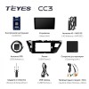 Штатная магнитола Teyes CC3 4/32 ГБ для Toyota Corolla XI 2013-2015 на Android 10.0