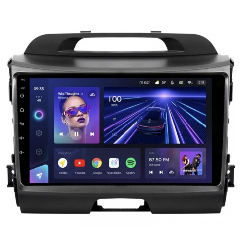 Штатная магнитола Teyes CC3 4/32 ГБ для KIA Sportage III 2010-2016 на Android 10.0