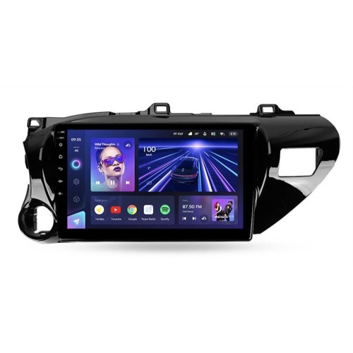 Штатная магнитола Teyes CC3 4/32 ГБ для Toyota Hilux 2015-2020 на Android 10.0