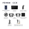 Автомагнитола Teyes CC3 4/32 ГБ для Nissan Qashqai II, X-Trail III (T32) 2015-2019 климат на Android 10.0