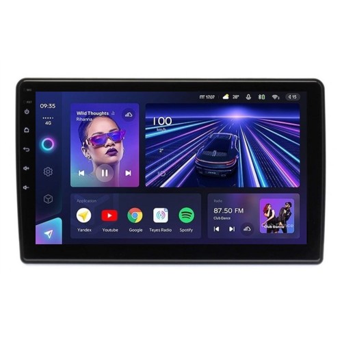 Штатная магнитола Teyes CC3 4/32 ГБ для Skoda universal 2005+ на Android 10.0