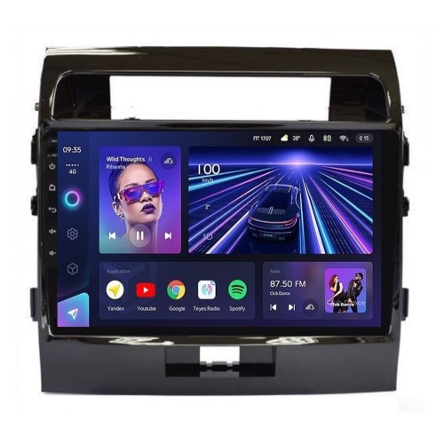 Штатная магнитола Teyes CC3 4/32 ГБ для Toyota Land Cruiser 200 2007-2015 на Android 10.0