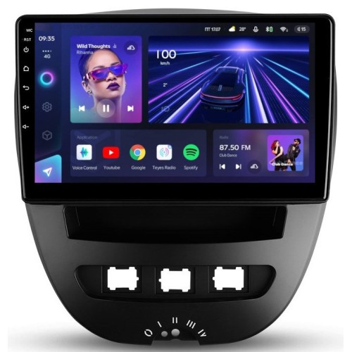 Штатная магнитола Teyes CC3 4/32 ГБ для Citroen C1 2005-2014 на Android 10.0