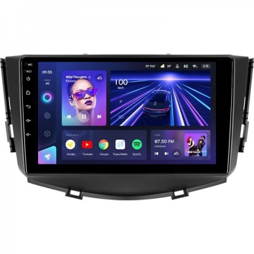 Штатная магнитола Teyes CC3L 4/32 ГБ для Lifan X60 I 2012-2022 на Android 10.0
