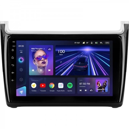 Штатная магнитола Teyes CC3L 4/32 ГБ для Volkswagen Polo 5 2009-2019 на Android 10.0