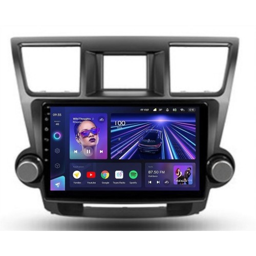 Штатная магнитола Teyes CC3 4/32 ГБ для Toyota Highlander (U40) 2007-2013 на Android 10.0