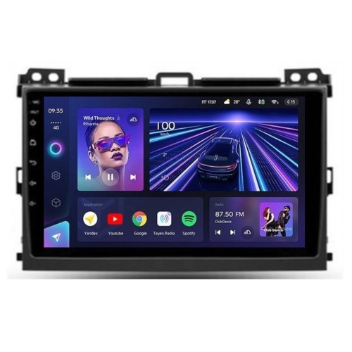Штатная магнитола Teyes CC3L 4/32 ГБ для Toyota Land Cruiser Prado 120 2002-2009 на Android 10.0