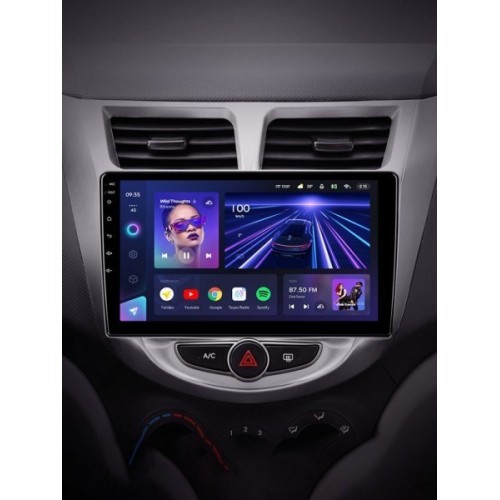 Штатная магнитола Teyes CC3L 4/32 ГБ для Hyundai Solaris I 2011-2017 на Android 10.0