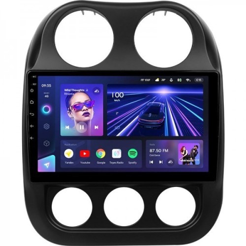 Штатная магнитола Teyes CC3L 4/32 ГБ для Jeep Compass I, Liberty (Patriot) 2009-2013 на Android 10.0