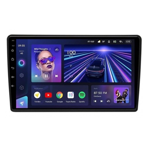 Штатная магнитола Teyes CC3L 4/32 ГБ для Mitsubishi L200 2018-2024 на Android 10.0
