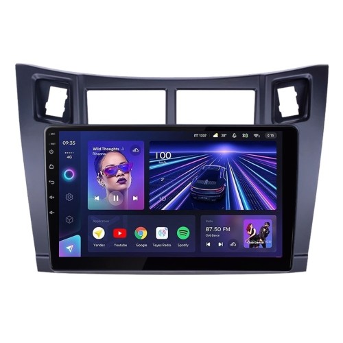 Штатная магнитола Teyes CC3L 4/32 ГБ для Toyota Yaris, Vitz, Platz 2005-2012 на Android 10.0