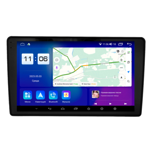 Штатная магнитола Parafar для Ford Focus II 2005-2010 (экран 2K) на Android 11.0 (PF149U2K)