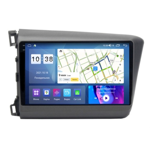 Штатная магнитола Parafar для Honda Civic 9 (IX) 2011-2015 (экран 2K) на Android 11.0 (PF132U2K)
