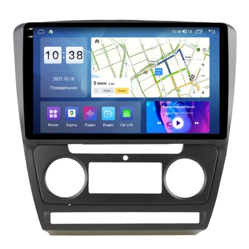 Штатная магнитола Parafar для Skoda Octavia A5 (2004-2013) (экран 2K) на Android 11.0 (PF005U2K)
