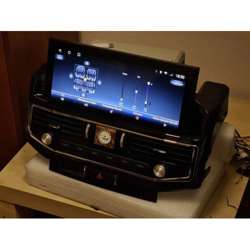 Штатная магнитола CarMedia ZH-T1206 для Toyota Land Cruiser 200 2007-2015 top на Android 13.0