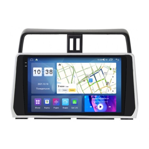 Штатная магнитола Parafar для Toyota Land Cruiser Prado 150 2017-2020 (экран 2K) на Android 11.0 (PF348U2K)