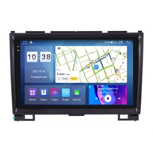 Штатная магнитола Parafar для Great Wall Hover H3, H5 (экран 2K) на Android 11.0 (PF601U2K-Low)