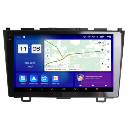 Штатная магнитола Parafar для Honda CR-V 3 2006-2011 (экран 2K) на Android 11.0 (PF978U2K-Low)