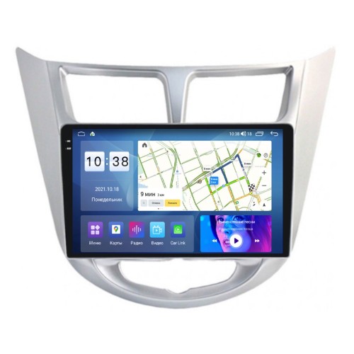 Штатная магнитола Parafar для Hyundai Solaris 2010-2016 (экран 2K) на Android 11.0 (PF067U2K-Low)