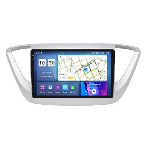 Штатная магнитола Parafar для Hyundai Solaris II 2017-2020 (экран 2K) на Android 11.0 (PF766U2K)
