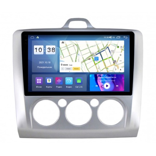 Штатная магнитола Parafar для Ford Focus 2 II 2005-2011 (без климата) (экран 2K) на Android 11.0 (PF695U2K-Low)