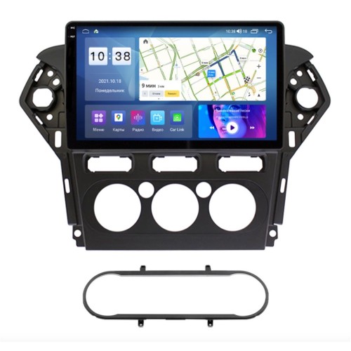 Штатная магнитола Parafar для Ford Mondeo IV 2010-2015 (без Navi) (Manual C / AC) (экран 2K) на Android 11.0 (PF145U2K)